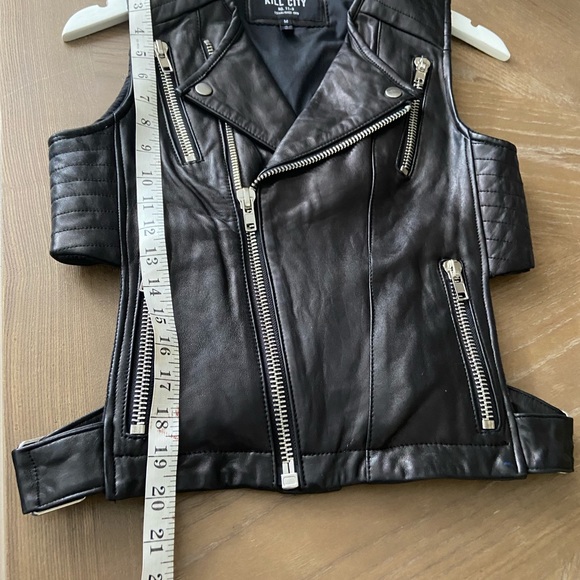 Kill City by Lip Service Blk Lambskin Leather Vest M $250 - Picture 10 of 11